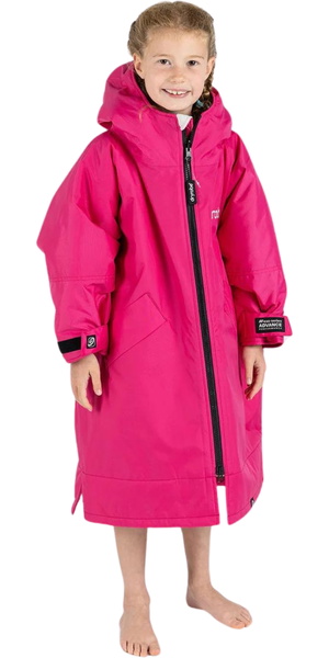 2026 Dryrobe Junior Advance Albornoz De Manga Larga V3KSLSDA - Pink / Gris Claro